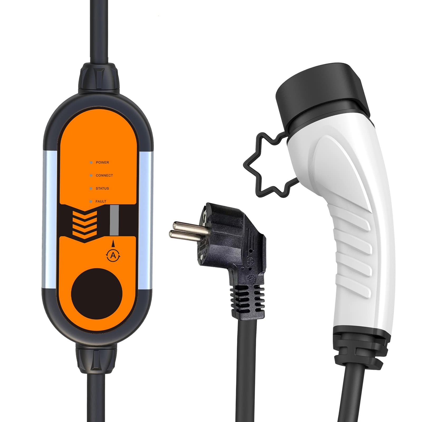 kanyang Taşınabilir EV Şarj Cihazı Type2 IEC62196-2 8A-16A 5M